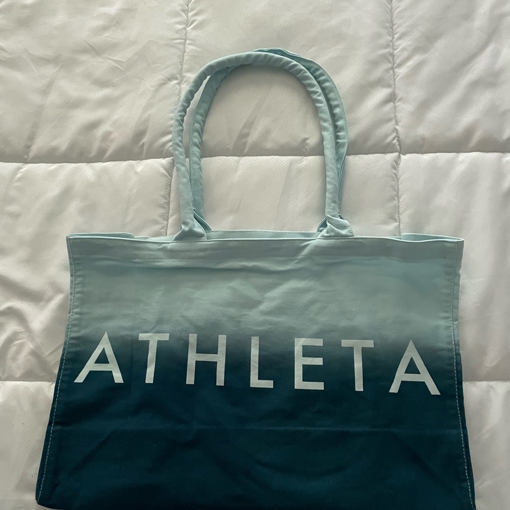 Athleta Blue Tote Bag